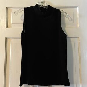 J.crew velvet mock shirt, small sleevesless